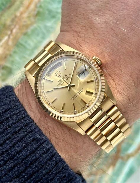 rolex 18238 on wrist|18238 Rolex day date.